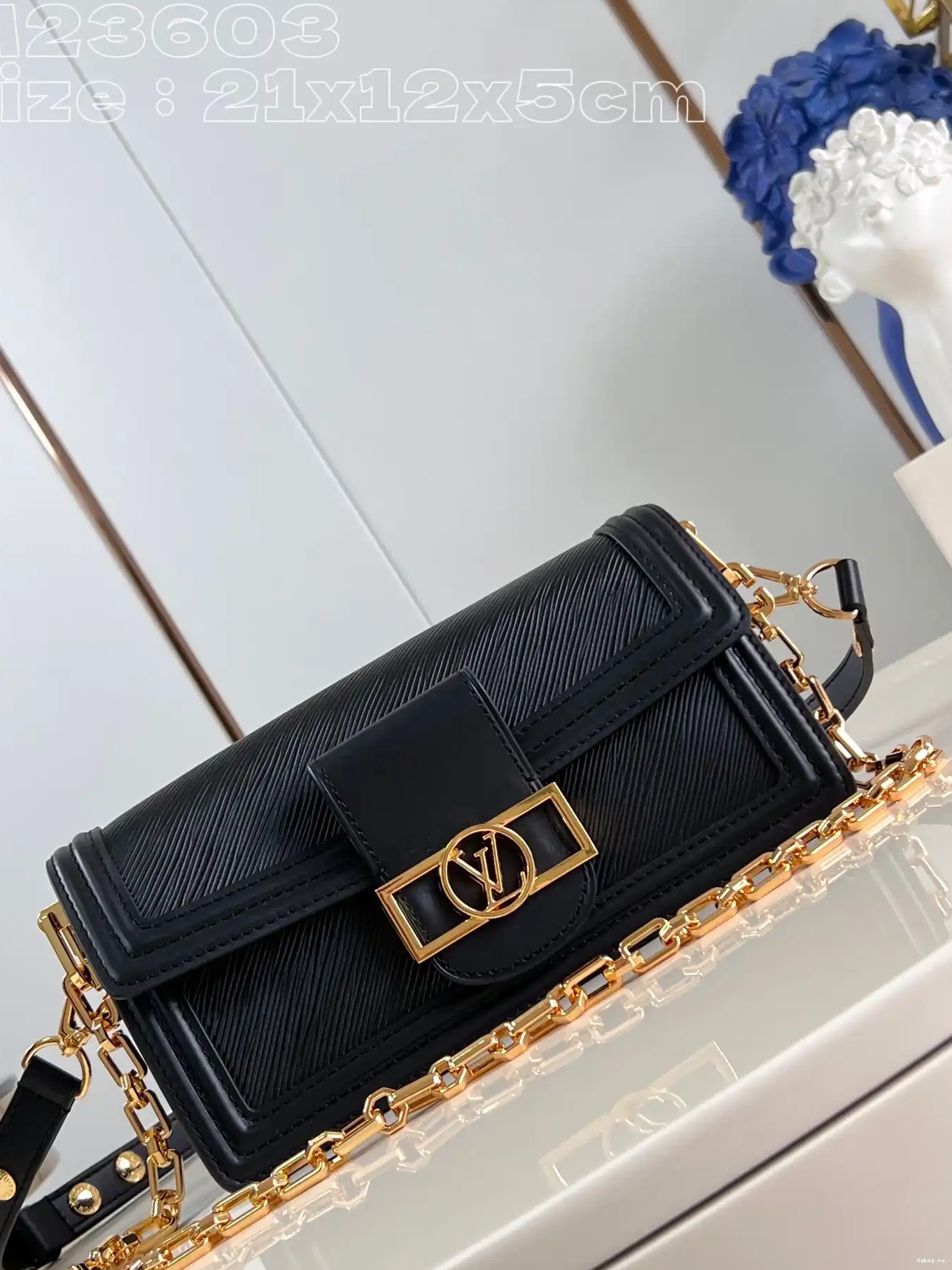 LOUIS East VUITTON West-21*12*5CM DAUPHINE 0622